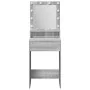 Mesa de tocador con luces LED en Gris Sonoma - 50x41x135 cm | Foro24.es | Tu tienda online para hogar, jardín y más Foro24.es