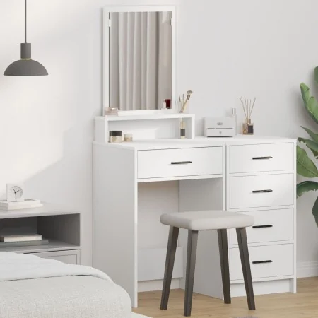 Tocador con Cajones en Blanco 50x41x140 cm | Foro24.es | Tu tienda online para hogar, jardín y más Foro24.es