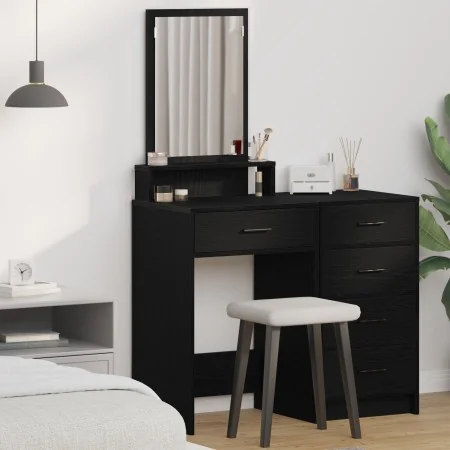 Tocador con Cajones Negro Roble 50x41x140 cm | Foro24.es | Tu tienda online para hogar, jardín y más Foro24.es