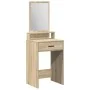 Mesita de Tocador con Cajones en Roble Sonoma 50x41x140 cm by , Bedroom Dressers - Ref: Foro24-865129, Price: 77,00 €, Discou...