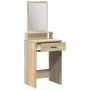 Mesita de Tocador con Cajones en Roble Sonoma 50x41x140 cm by , Bedroom Dressers - Ref: Foro24-865129, Price: 77,00 €, Discou...