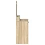 Mesita de Tocador con Cajones en Roble Sonoma 50x41x140 cm by , Bedroom Dressers - Ref: Foro24-865129, Price: 77,00 €, Discou...