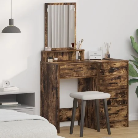 Tocador con Cajones de Roble Ahumado 50x41x140 cm von , Schlafzimmerkommoden - Ref: Foro24-865131, Preis: 77,00 €, Rabatt: -5%%