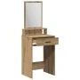 Mesita de maquillaje con cajones de roble artesanal 50x41x140 cm von , Schlafzimmerkommoden - Ref: Foro24-865135, Preis: 77,0...