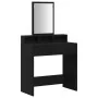 Mesa de tocador Roble negro MDF y vidrio 79 x 41 x 140 cm Tocador von , Schlafzimmerkommoden - Ref: Foro24-865137, Preis: 106...