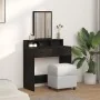 Mesa de tocador Roble negro MDF y vidrio 79 x 41 x 140 cm Tocador von , Schlafzimmerkommoden - Ref: Foro24-865137, Preis: 106...