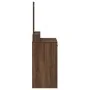 Mesa de Maquillaje con Cajones de Madera de Roble Marrón 79x41x140 cm by , Bedroom Dressers - Ref: Foro24-865142, Price: 97,6...