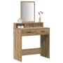 Mesa de maquillaje con cajones de roble Artisan 79x41x140 cm von , Schlafzimmerkommoden - Ref: Foro24-865144, Preis: 94,88 €,...
