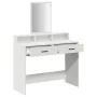 Mesita de tocador blanca con cajones 100x41x140 cm von , Schlafzimmerkommoden - Ref: Foro24-865145, Preis: 109,32 €, Rabatt: ...