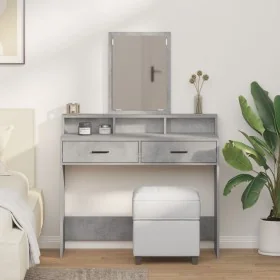 Comprar Mesa de Tocador con Cajones en Gris