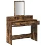 Mesa de tocador con cajones de roble ahumado 100x41x140 cm | Foro24.es | Tu tienda online para hogar, jardín y más Foro24.es