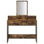 Mesa de tocador con cajones de roble ahumado 100x41x140 cm | Foro24.es | Tu tienda online para hogar, jardín y más Foro24.es