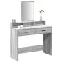 Mesa de tocador con cajones Gris Sonoma 100x41x140 cm | Foro24.es | Tu tienda online para hogar, jardín y más Foro24.es