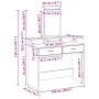 Mesa de tocador con cajones de roble ahumado 100x41x140 cm | Foro24.es | Tu tienda online para hogar, jardín y más Foro24.es