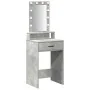 Mesa de Maquillaje con Luces LED Gris Concreto 50x41x140 cm von , Schlafzimmerkommoden - Ref: Foro24-865157, Preis: 92,84 €, ...