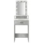 Mesa de Maquillaje con Luces LED Gris Concreto 50x41x140 cm von , Schlafzimmerkommoden - Ref: Foro24-865157, Preis: 92,84 €, ...