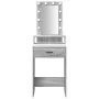 Mesa de tocador con luces LED en Gris Sonoma 50x41x140 cm | Foro24.es | Tu tienda online para hogar, jardín y más Foro24.es