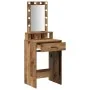 Mesa de tocador con luces LED Madera vieja 50x41x140 cm von , Schlafzimmerkommoden - Ref: Foro24-865161, Preis: 92,84 €, Raba...