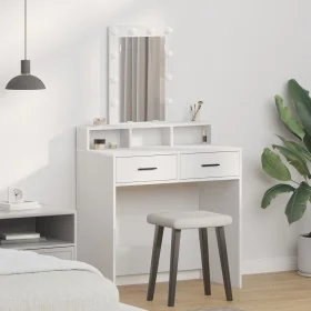 Tocador LED Blanco 79x41x140 cm by , Bedroom Dressers - Ref: Foro24-865163, Price: 117,72 €, Discount: -5%%