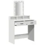 Tocador LED Blanco 79x41x140 cm by , Bedroom Dressers - Ref: Foro24-865163, Price: 117,72 €, Discount: -5%%