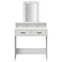 Tocador LED Blanco 79x41x140 cm by , Bedroom Dressers - Ref: Foro24-865163, Price: 117,72 €, Discount: -5%%
