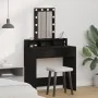 Mesa de tocador con luces LED en roble negro 79x41x140 cm | Foro24.es | Tu tienda online para hogar, jardín y más Foro24.es