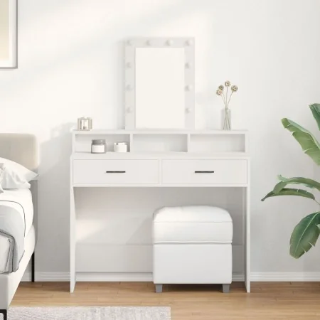 Mesa de Tocador Blanca MDF 100 x 41 x 140 cm Mesa de Tocador | Foro24.es | Tu tienda online para hogar, jardín y más Foro24.es