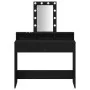 Mesa de tocador con luces LED, Roble Negro, 100x41x140 cm | Foro24.es | Tu tienda online para hogar, jardín y más Foro24.es