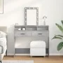 Mesa de Tocador con luces LED Gris concreto 100x41x140 cm | Foro24.es | Tu tienda online para hogar, jardín y más Foro24.es