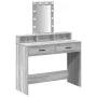 Mesa de tocador con luces LED Gris Sonoma 100x41x140 cm | Foro24.es | Tu tienda online para hogar, jardín y más Foro24.es