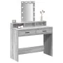 Mesa de tocador con luces LED Gris Sonoma 100x41x140 cm | Foro24.es | Tu tienda online para hogar, jardín y más Foro24.es