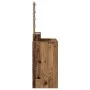 Mesa de Tocador con Luces LED de Madera Vieja 100x41x140 cm | Foro24.es | Tu tienda online para hogar, jardín y más Foro24.es