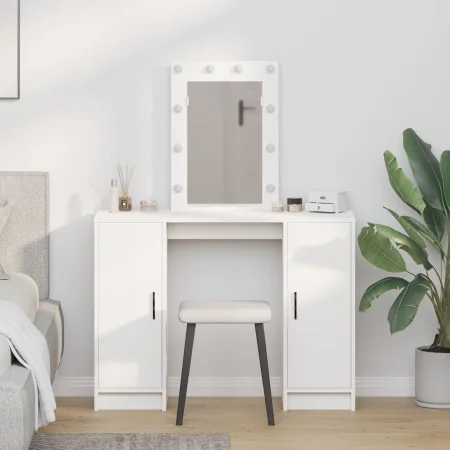 Tocador con Luces LED Blanco 102x33x135 cm | Foro24.es | Tu tienda online para hogar, jardín y más Foro24.es