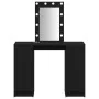 Mesa de Tocador con Luces LED Roble Negro 102x33x135 cm | Foro24.es | Tu tienda online para hogar, jardín y más Foro24.es