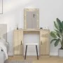 Mesa de Tocador con Luces LED en Roble Sonoma, 102x33x135 cm | Foro24.es | Tu tienda online para hogar, jardín y más Foro24.es