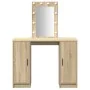 Mesa de Tocador con Luces LED en Roble Sonoma, 102x33x135 cm | Foro24.es | Tu tienda online para hogar, jardín y más Foro24.es