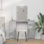 Mesa de Tocador con Luces LED Gris Concreto 102x33x135 cm | Foro24.es | Tu tienda online para hogar, jardín y más Foro24.es