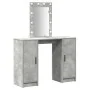 Mesa de Tocador con Luces LED Gris Concreto 102x33x135 cm | Foro24.es | Tu tienda online para hogar, jardín y más Foro24.es