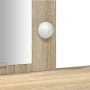 Mesa de Tocador con Luces LED en Roble Sonoma, 102x33x135 cm | Foro24.es | Tu tienda online para hogar, jardín y más Foro24.es