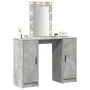 Mesa de Tocador con Luces LED Gris Concreto 102x33x135 cm | Foro24.es | Tu tienda online para hogar, jardín y más Foro24.es
