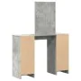 Mesa de Tocador con Luces LED Gris Concreto 102x33x135 cm | Foro24.es | Tu tienda online para hogar, jardín y más Foro24.es