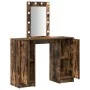 mesa de tocador con luces LED Roble Ahumado 102x33x135 cm | Foro24.es | Tu tienda online para hogar, jardín y más Foro24.es