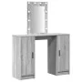 Mesa de tocador con luces LED gris Sonoma 102x33x135 cm | Foro24.es | Tu tienda online para hogar, jardín y más Foro24.es
