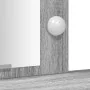 Mesa de tocador con luces LED gris Sonoma 102x33x135 cm | Foro24.es | Tu tienda online para hogar, jardín y más Foro24.es