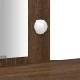 Mesa de tocador con luces LED Roble Marrón 102x33x135 cm | Foro24.es | Tu tienda online para hogar, jardín y más Foro24.es