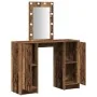 Mesa de Maquillaje con Luces LED Madera Vieja 102x33x135 cm | Foro24.es | Tu tienda online para hogar, jardín y más Foro24.es