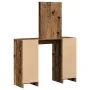 Mesa de Maquillaje con Luces LED Madera Vieja 102x33x135 cm | Foro24.es | Tu tienda online para hogar, jardín y más Foro24.es