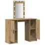 Mesa de Tocador con Luces LED Roble Artesanal 102x33x135 cm | Foro24.es | Tu tienda online para hogar, jardín y más Foro24.es
