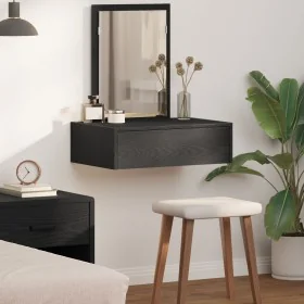 Comprar Mesa de tocador colgante roble negro