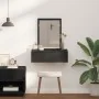 Mesa de tocador colgante roble negro 60x40x70 cm | Foro24.es | Tu tienda online para hogar, jardín y más Foro24.es